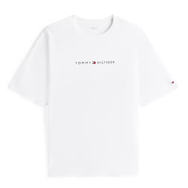 Tommy Hilfiger T-shirts Blanc - T-shirt TH Original ample avec logo - S - Ref 31 €